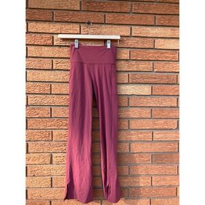 Athleta Transcend Stash Straight Leg Pant, Berry‎ Rose, S Yoga Sport Run